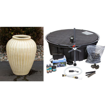 Oil Jar FNT40042 Ceramic Vase Complete Fountain Kit Vase Fountain Blue Thumb
